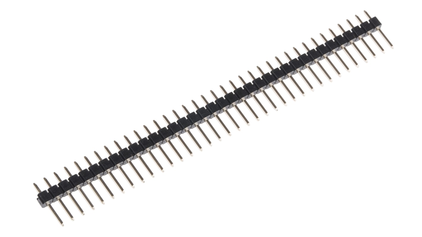 HARWIN 36p单排排针 直向板对板, 线对板连接器, 2.54mm间距, 3.0A, 1.5 kV, THT安装, M20系列
