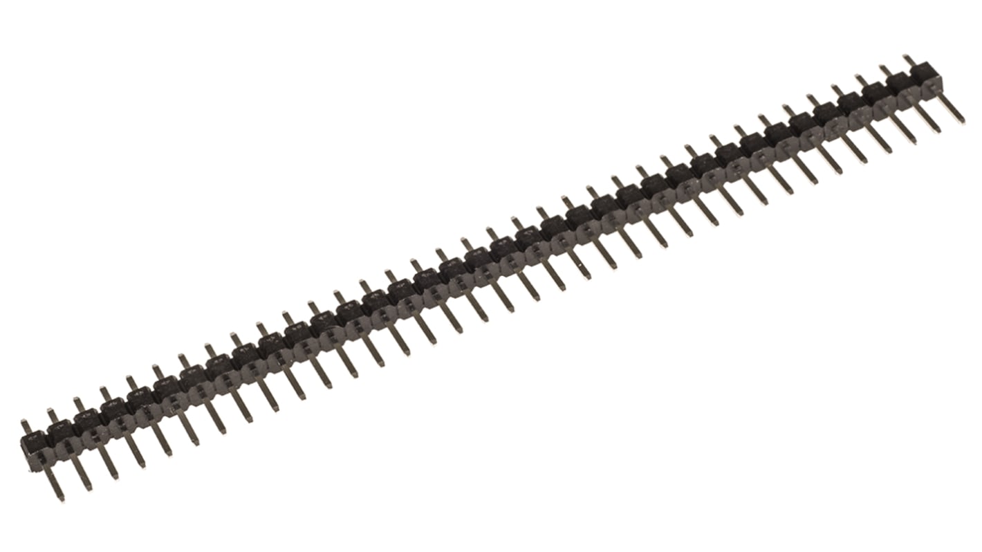 HARWIN 36p单排排针 直向板对板, 线对板连接器, 2.54mm间距, 3.0A, 750.0 V, THT安装, M20系列