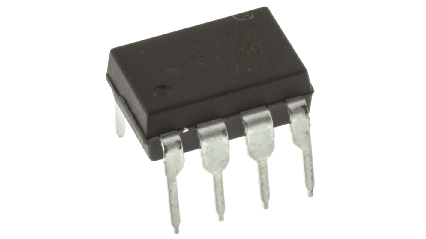 Fotoaccoppiatore Broadcom, Montaggio con foro passante, uscita Transistor, 8 Pin