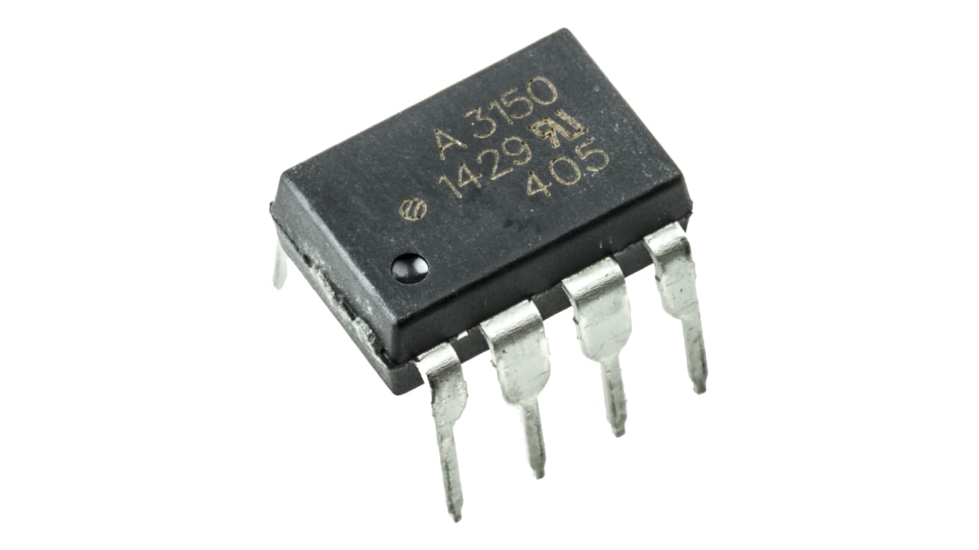 Broadcom HCPL THT Optokoppler DC-In / Transistor-Out, 8-Pin DIP, Isolation 3,75 kV eff