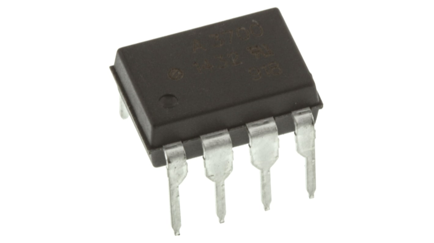 Broadcom, HCPL-3700-000E AC/DC Input, Input Darlington Output Optocoupler, Through Hole, 8-Pin PDIP