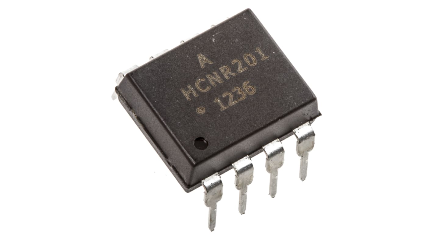Broadcom, HCNR201-000E DC Input Photodiode Output Optocoupler, Through Hole, 8-Pin PDIP