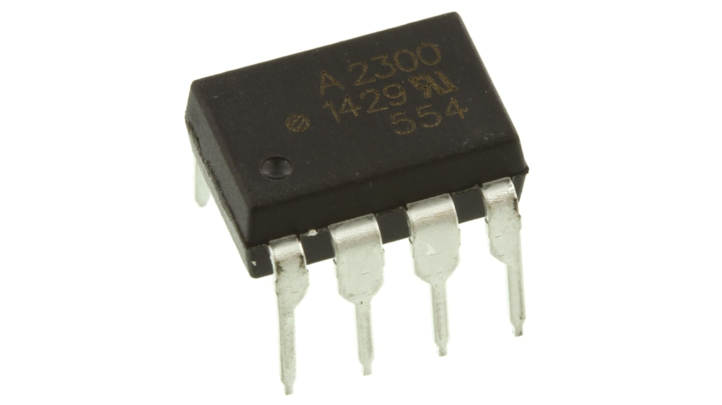 Broadcom HCPL THT Optokoppler DC-In / Logikgatter-Out, 8-Pin DIP, Isolation 3,75 kV eff