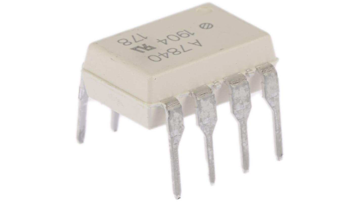 Broadcom, HCPL-7840-000E Transistor Output Optocoupler, Through Hole, 8-Pin PDIP