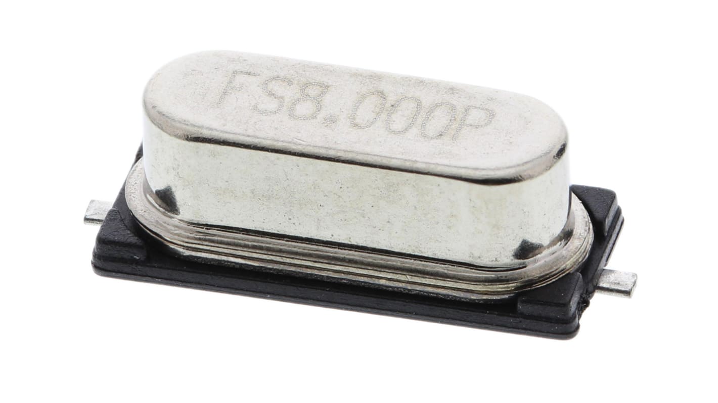 Fox Electronics 石英晶体, 8MHz, 贴片安装, 2引脚, 20pF负载, ±50ppm, 11.7 x 5 x 4.5mm