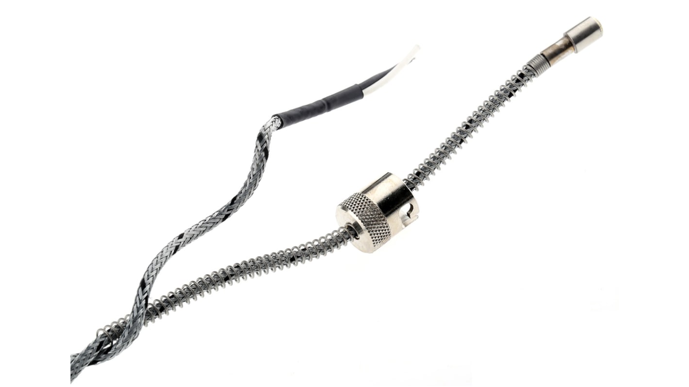 Correge Type J Thermocouple 2m Length, 8mm Diameter → +400°C