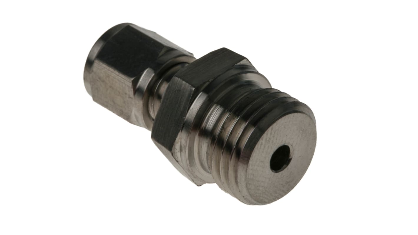 RS PRO, 1/4 BSP Thermocouple Compression Fitting for Use with Thermocouple, 3mm Probe, RoHS Compliant Standard