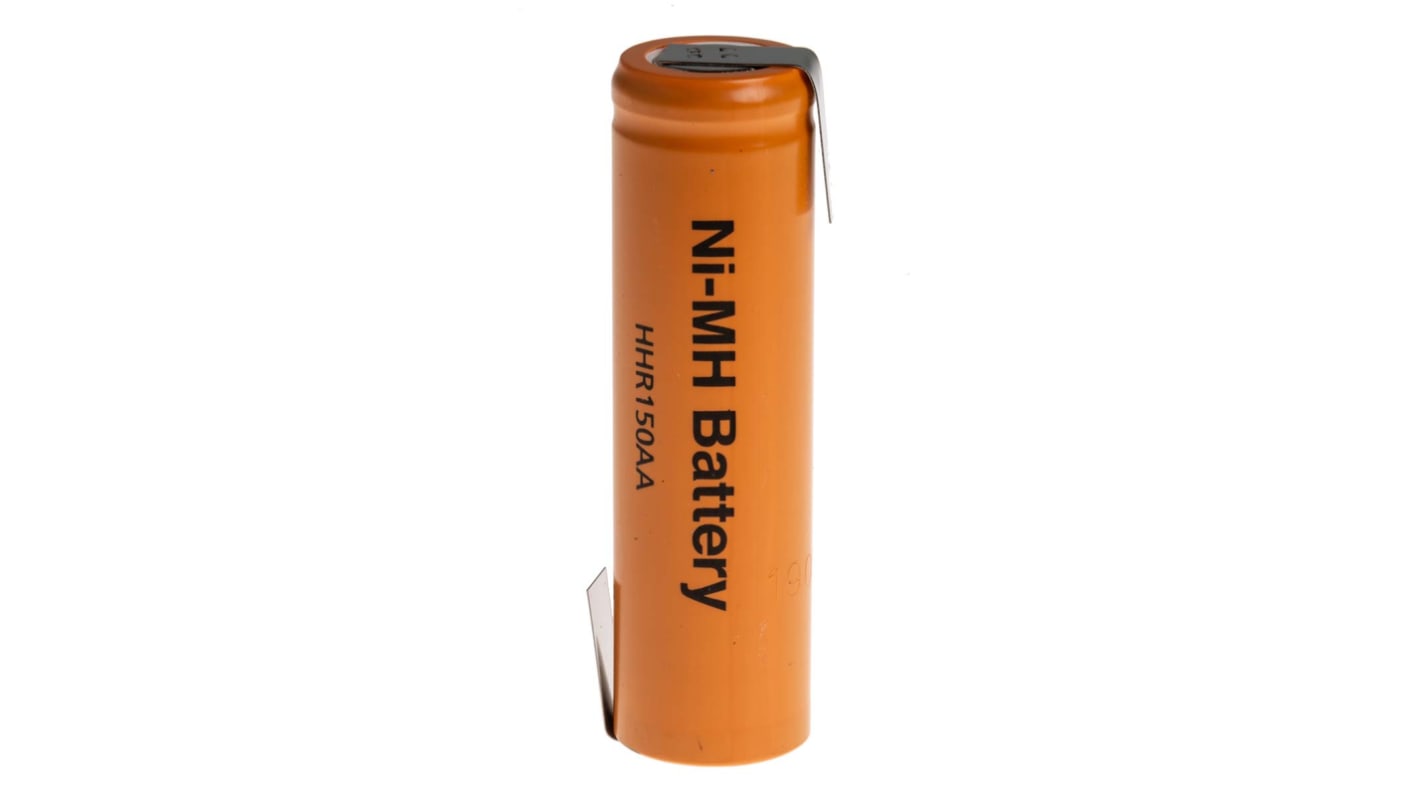 Panasonic AA NiMH Rechargeable AA Battery, 1.58Ah, 1.2V - Pack of