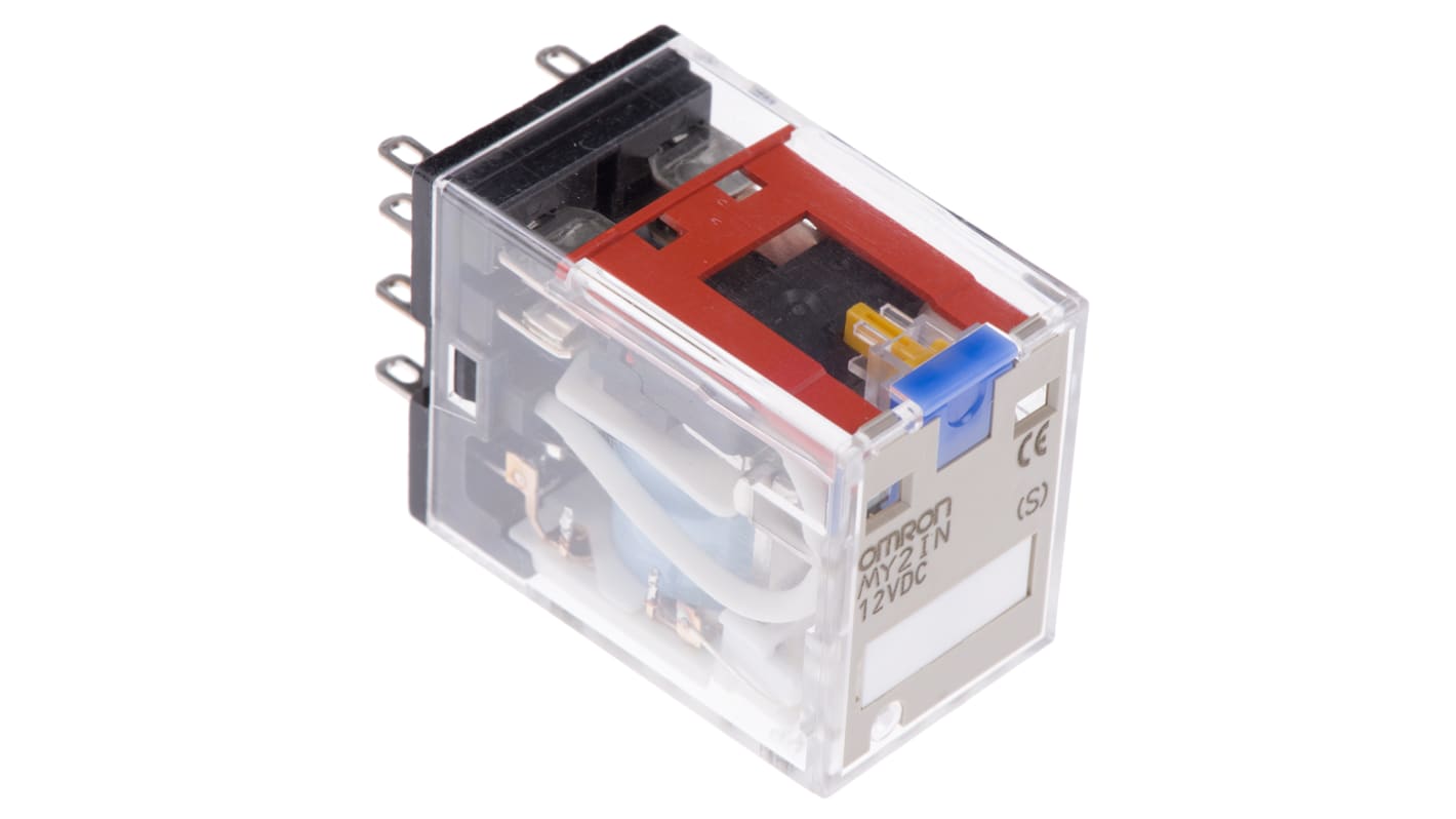 Omron Plug In Power Relay, 12V dc Coil, 10A Switching Current, DPDT