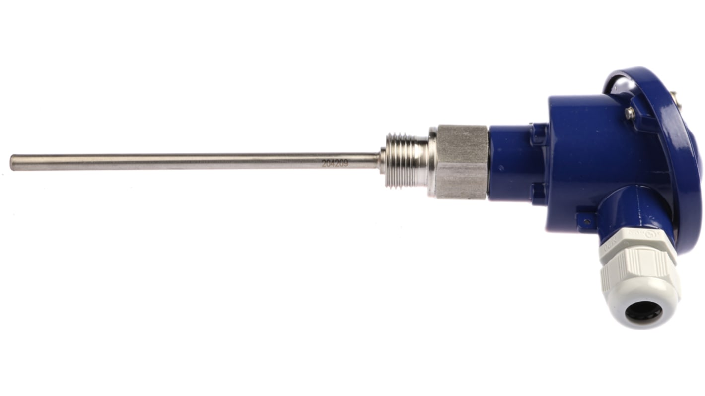 Jumo PT100温度传感器 RTD温度传感器, 探头Φ6mmx150mm, -50°C∼+400°C