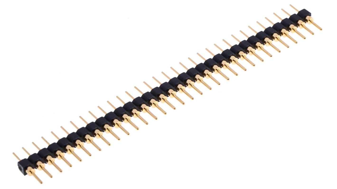 Connettore maschio RS PRO, 32 vie, 1 fila, passo 2.54mm