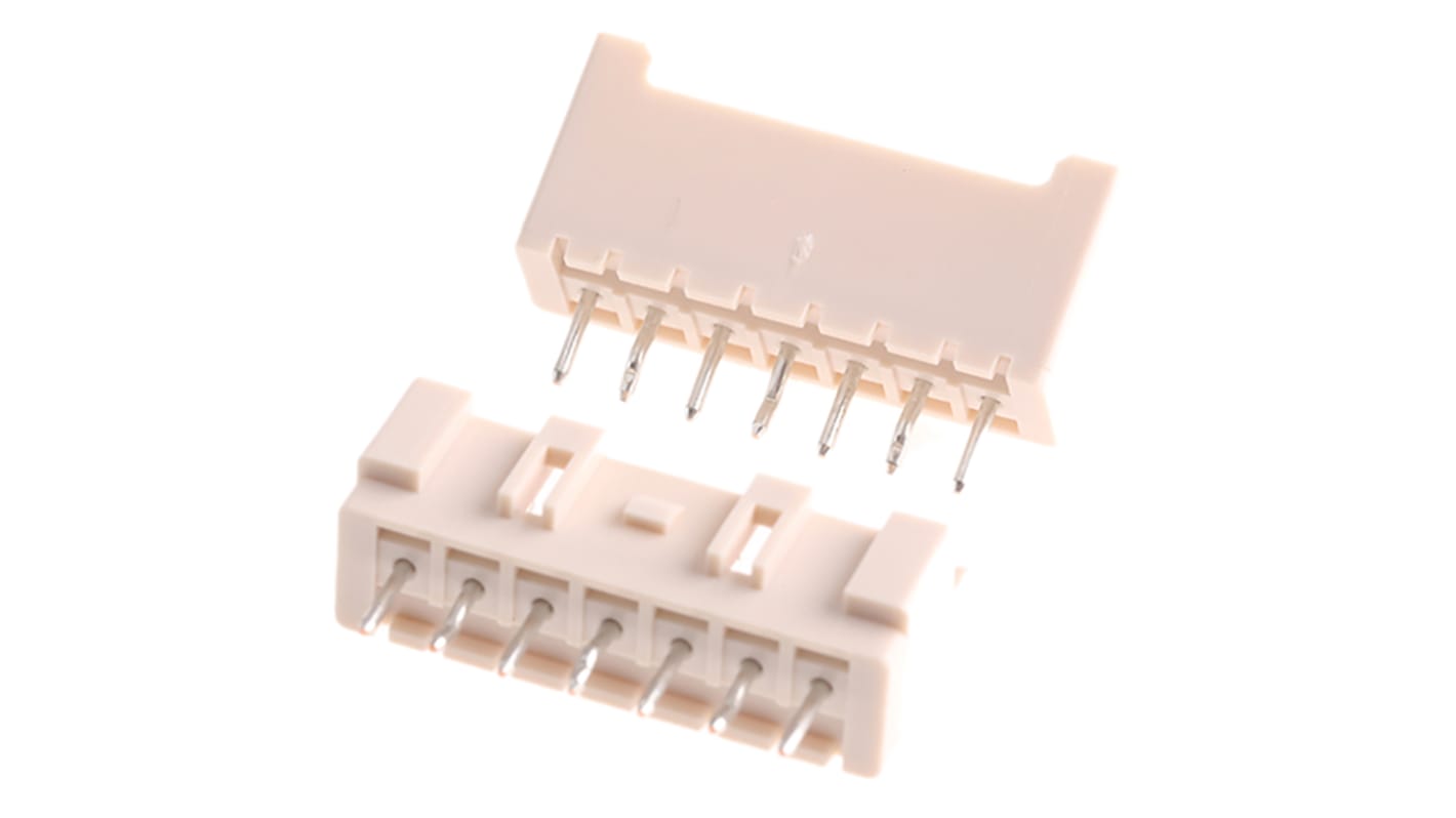 Wtyk PCB 7-pinowe raster: 2.5mm -rzędowe JST Przewlekany 3.0A 250.0 V.