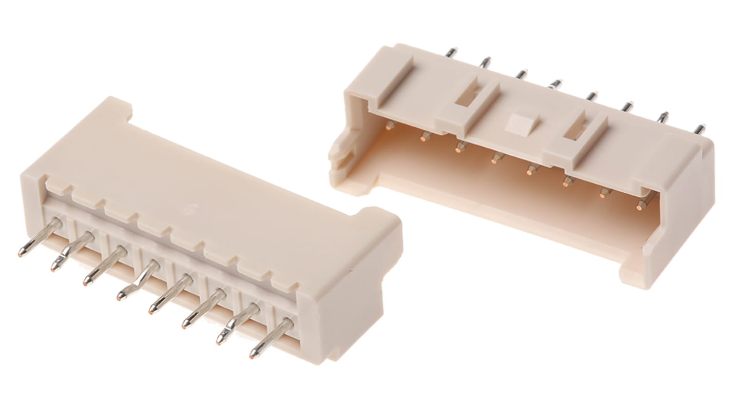 Wtyk PCB 8-pinowe raster: 2.5mm -rzędowe JST Przewlekany 3.0A 250.0 V.