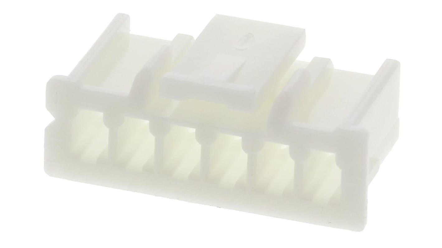 JST, XA Female Connector Housing, 2.5mm Pitch, 6 Way, 1 Row