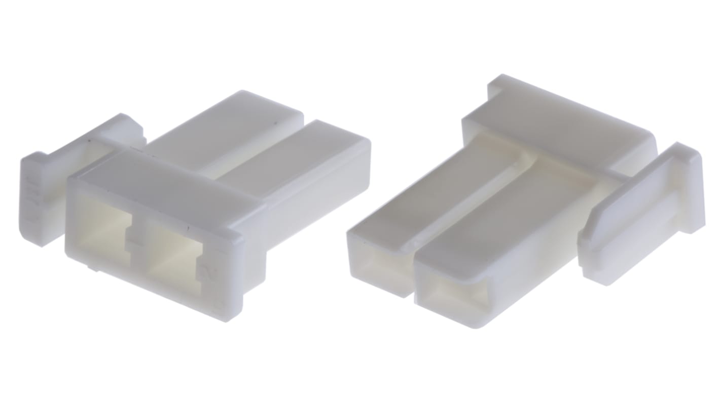 JST, XL Male Connector Housing, 2 Way, 1 Row