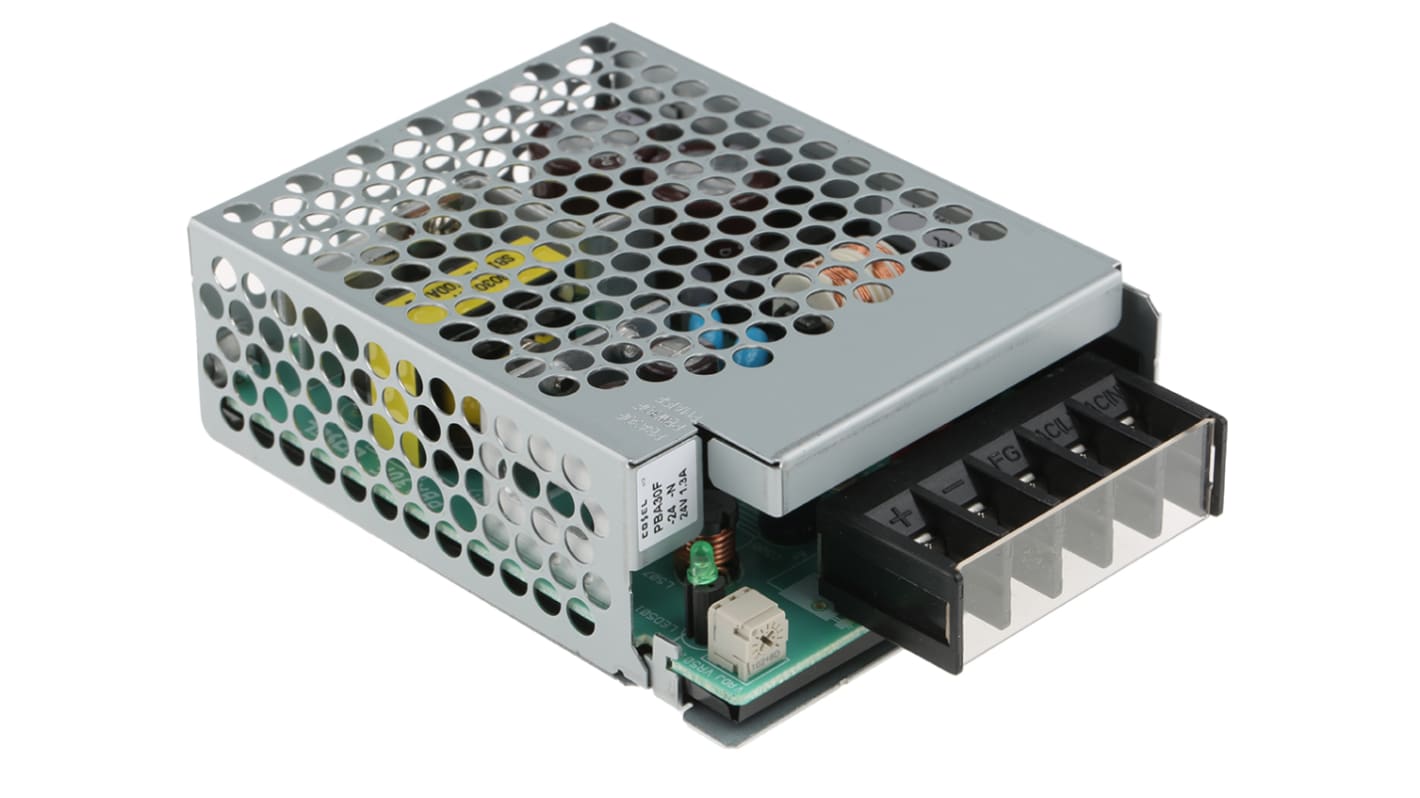 PBA30F-24-N | コーセル スイッチング電源 24V dc 1.3A 31W | RS PBA30F-24-N | コーセル スイッチング電源 24V dc 1.3A 31W | RS