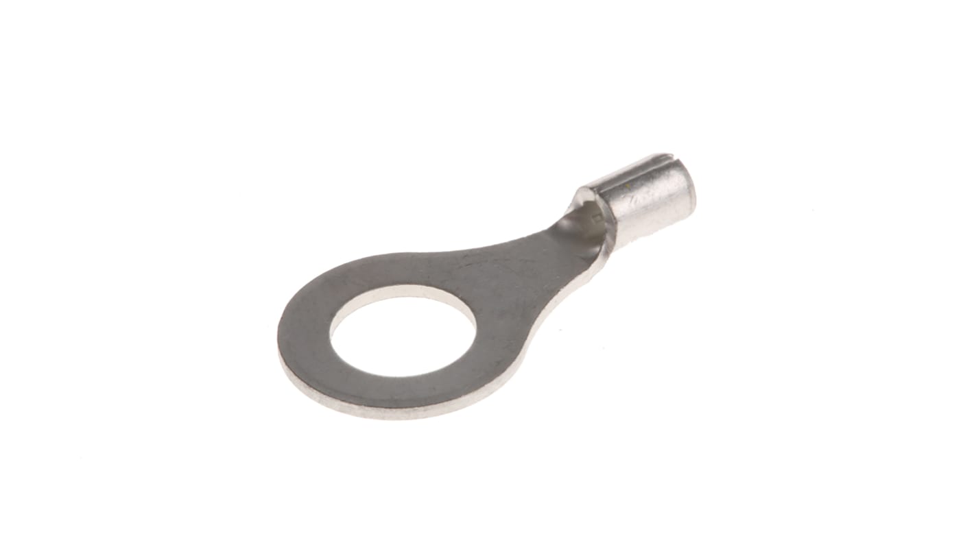 JST Uninsulated Ring Terminal, 6mm Stud Size, 0.25mm² to 1.65mm² Wire Size