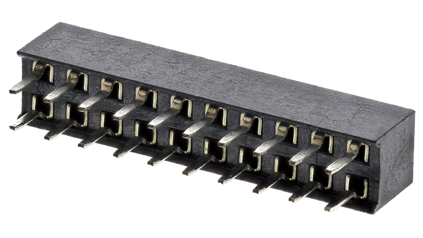 Gniazdo PCB 20 -pinowe 2 -rzędowe raster: 2mm Listwa z gniazdami Proste Przewlekany