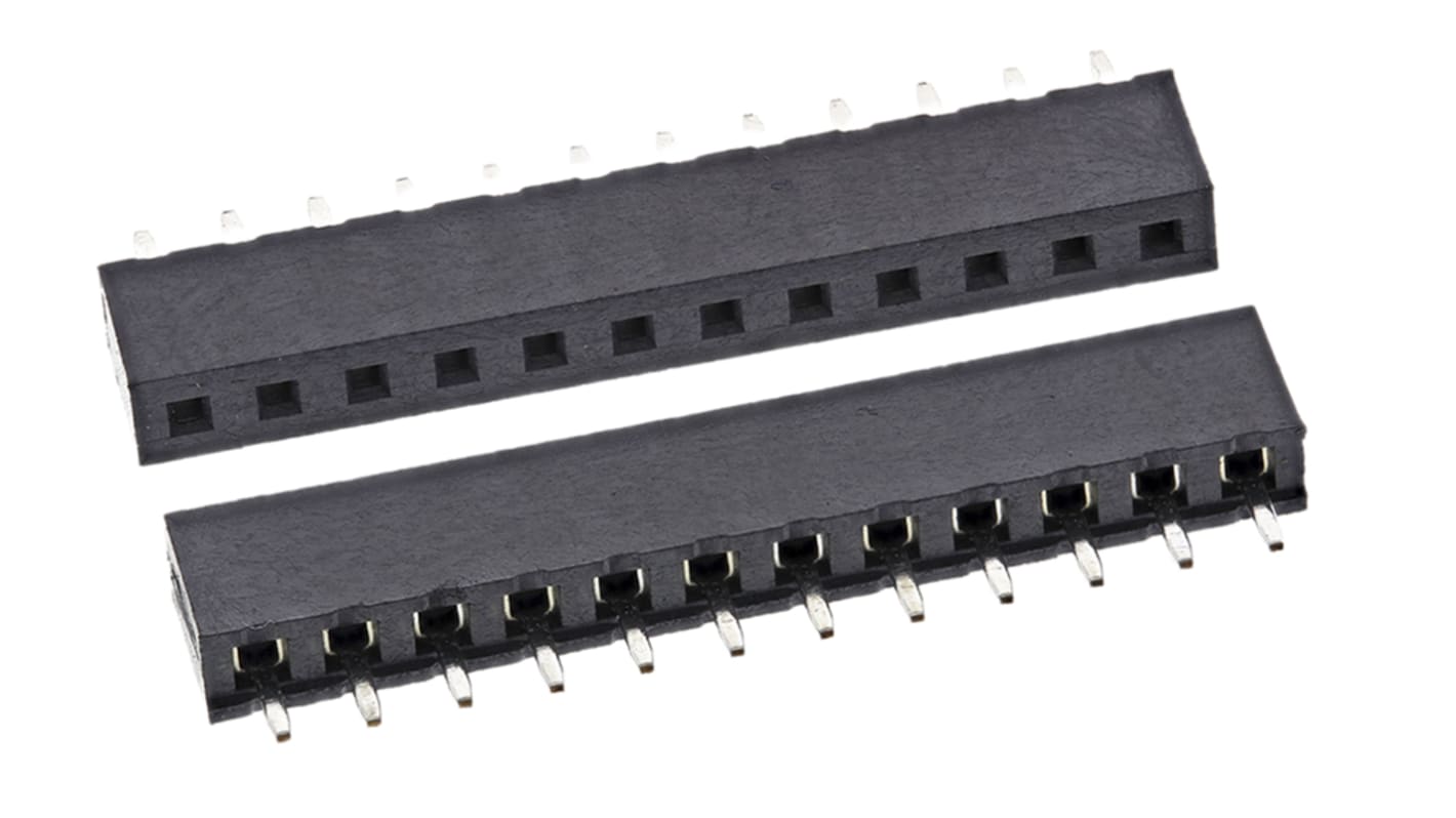 Gniazdo PCB 12 -pinowe raster: 2mm Listwa gniazdowa Proste Przewlekany
