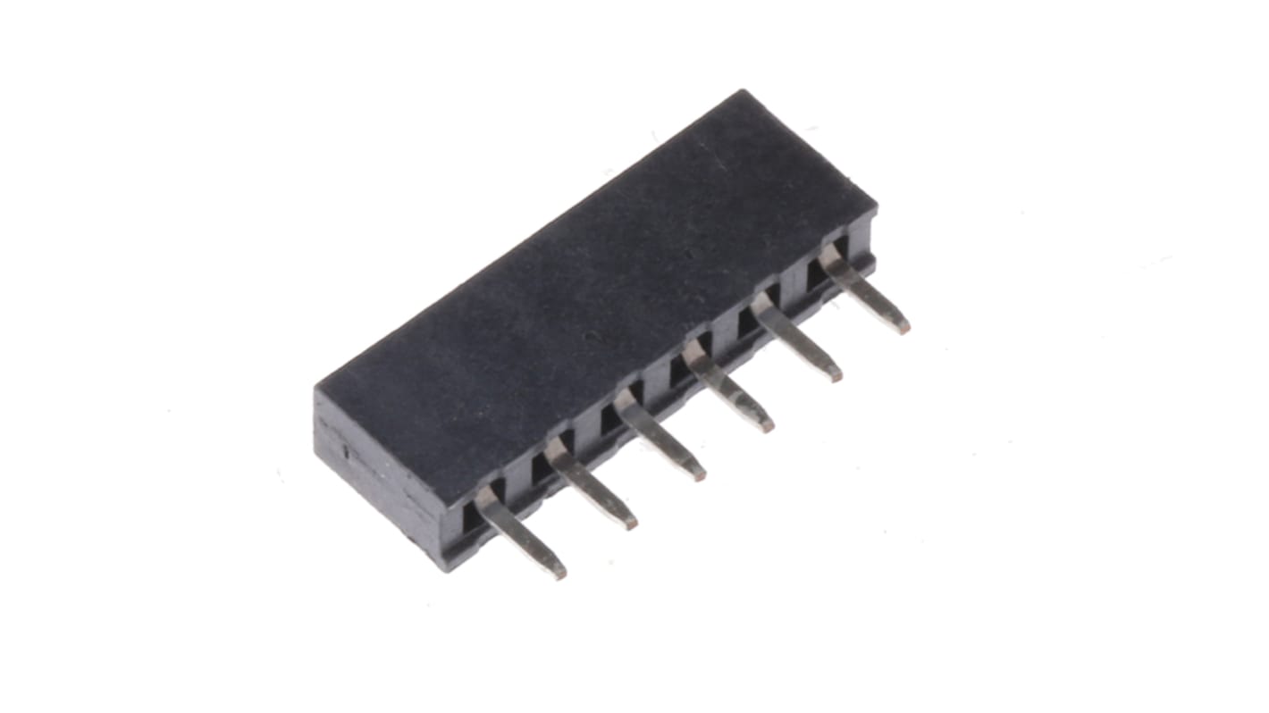 Gniazdo PCB 6 -pinowe raster: 2mm Listwa gniazdowa Proste Przewlekany
