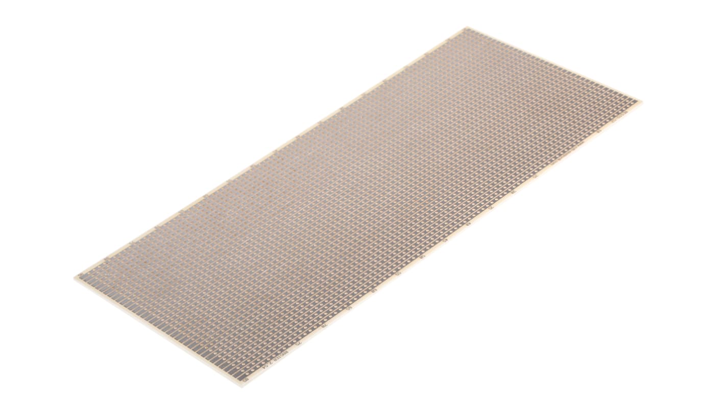 Roth Elektronik Single Sided Matrix Board 1mm Holes, 2.54 x 2.54mm Pitch, 220 x 100 x 1.5mm