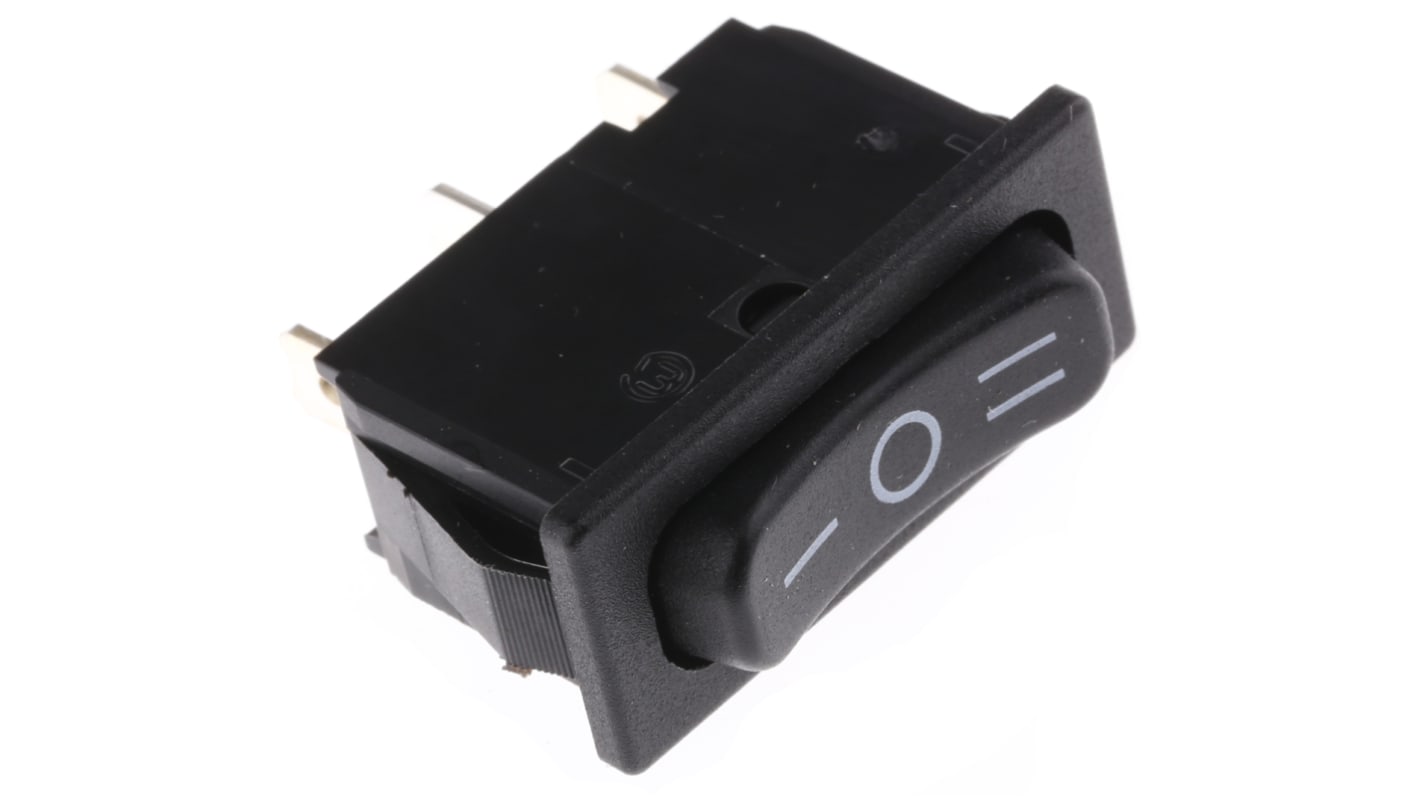 Marquardt SPDT, On-Off-On Rocker Switch Panel Mount