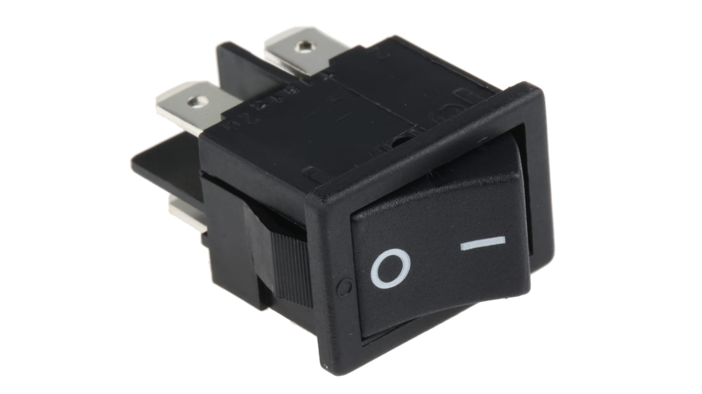Marquardt Tafelmontage Wippschalter, 2-poliger Ein/Ausschalter Ein-Aus, 12 A 12.9mm x 19.2mm, IP 40