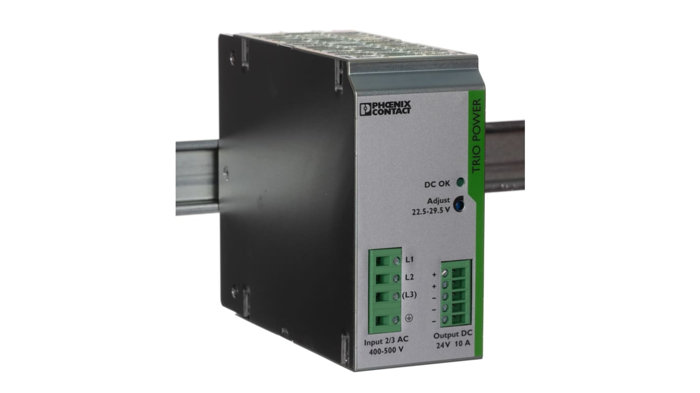 Phoenix Contact TRIO-PS/3AC/24DC/10 DIN-Schienen Netzteil Getaktet 24V dc / 10A 240W 400V ac