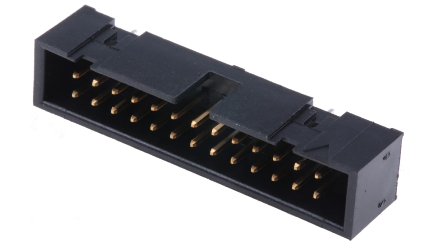 Hirose HIF3FC Series Straight Through Hole PCB Header, 26 Contact(s), 2.54mm Pitch, 2 Row(s), Shrouded