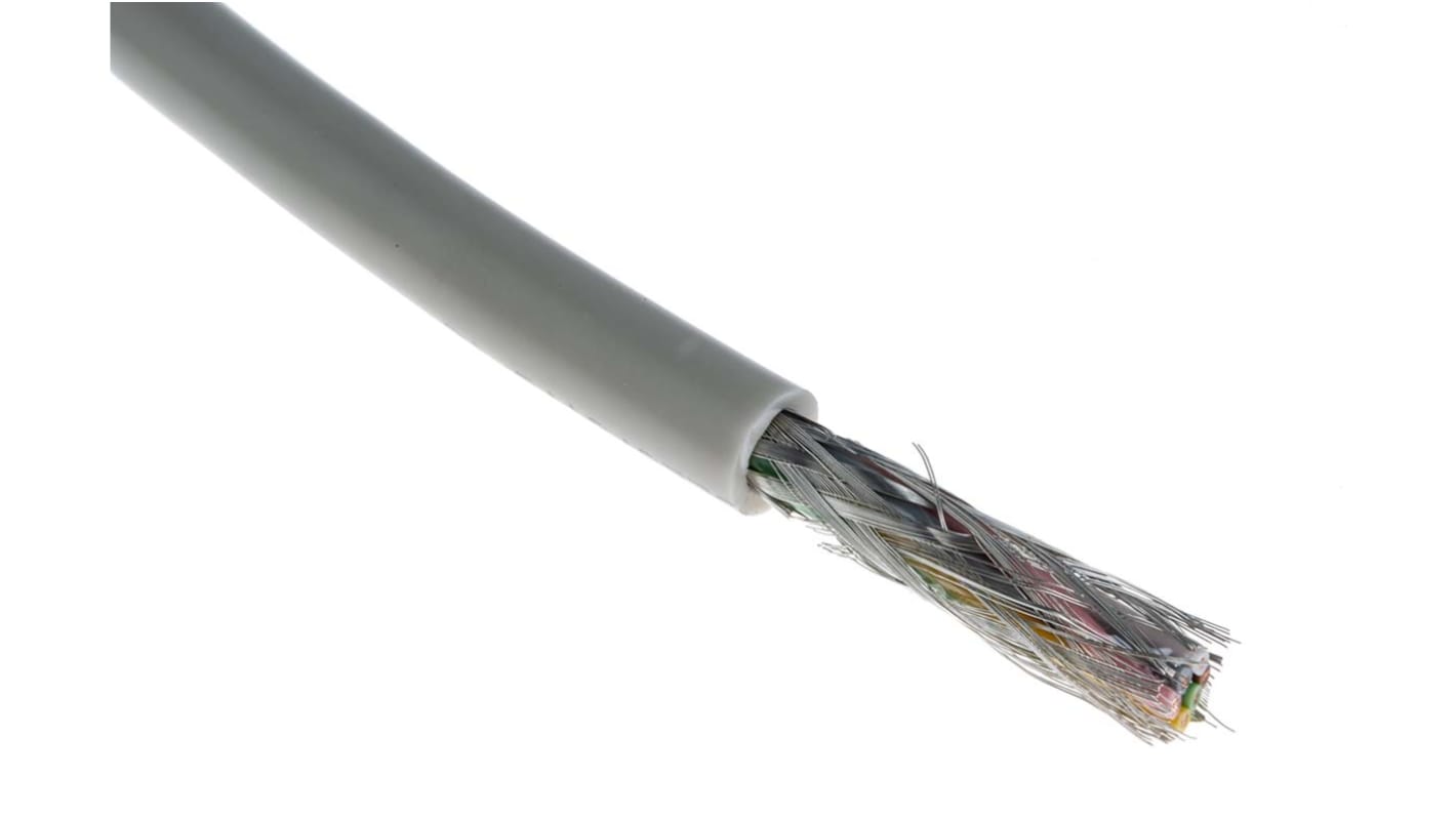 Lapp UNITRONIC Series Data Cable, 3 Pairs, 6 Cores, 0.25 mm², Screened, 24 AWG, 100m, Screened Shield, LiYCY Cable