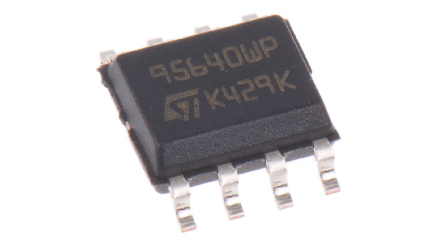 STMicroelectronics 64kbit Serieller EEPROM-Speicher, Seriell-SPI Interface, SOIC-8, 40ns SMD 8K x 8 Bit, 8k x 8-Pin 8bit