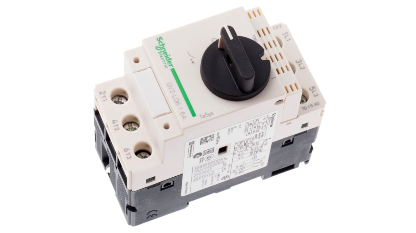 Schneider Electric 1 → 1.7 A TeSys Motor Protection Circuit Breaker