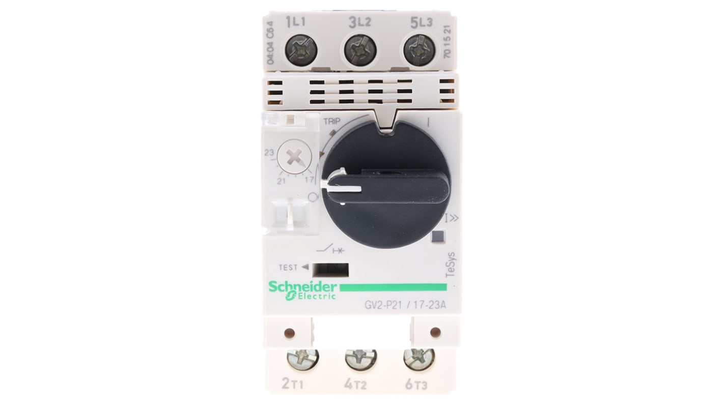 Schneider Electric TeSys GV2P Motorschutzschalter, 17 → 23 A 89mm x 44.5mm