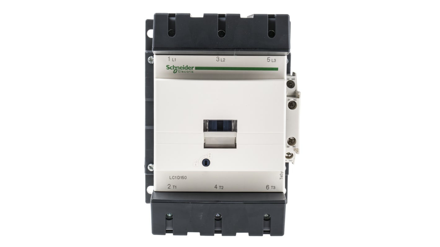 Stycznik 24 V dc Schneider Electric styki: 3 80 kW 150 A 3NO Śruba LC1D150BD