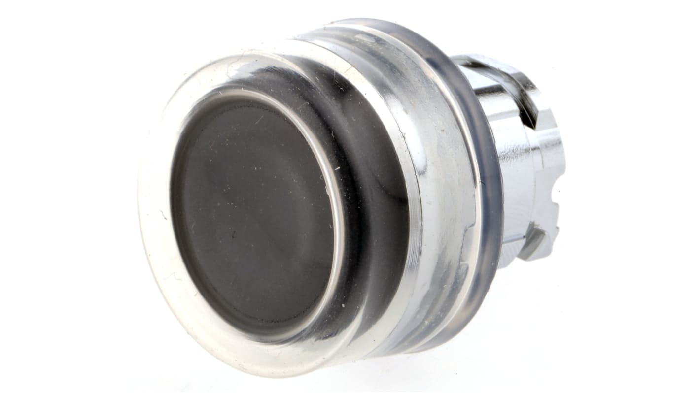 Schneider Electric 黑色圆形按钮头, Φ22mm开孔, Φ29.5mm按钮, 弹簧复位, IP66, IP67, Harmony XB4系列