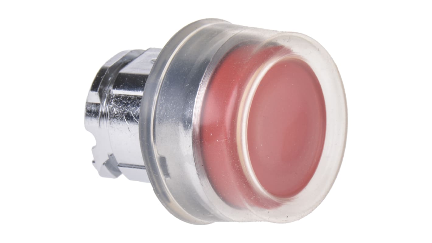 Schneider Electric Harmony XB4 Series Red Spring Return Push Button Head, 22mm Cutout, IP66, IP67