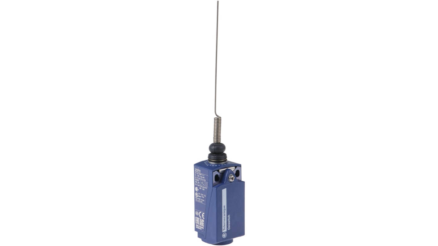 Telemecanique Sensors OsiSense XC Series Coil Spring Limit Switch, NO/NC, IP66, IP67, DP, Plastic Housing, 240V ac Max,