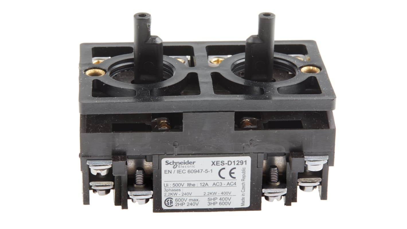 シュナイダーエレクトリック コンタクトブロック 1 CO 600V ネジターミナル XESD1291