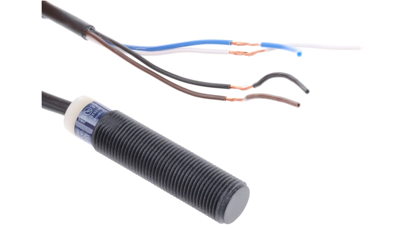 Rs-Online Sensore di prossimità Cilindro filettato Telemecanique Sensors M12 rilevamento 4 mm 10 36 V c.c