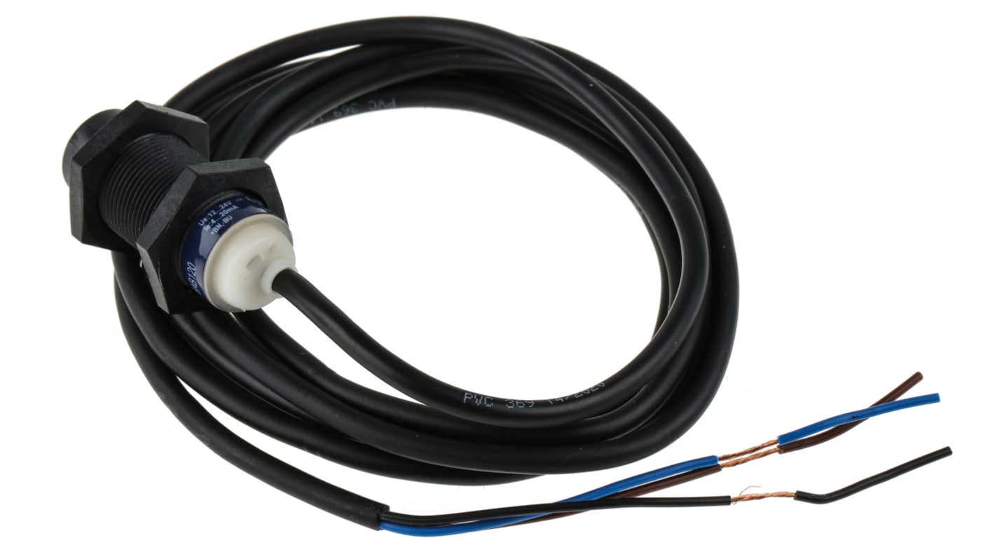Rs-Online Sensore di prossimità Cilindro filettato Telemecanique Sensors M18 rilevamento 8 mm 10 38 V c.c