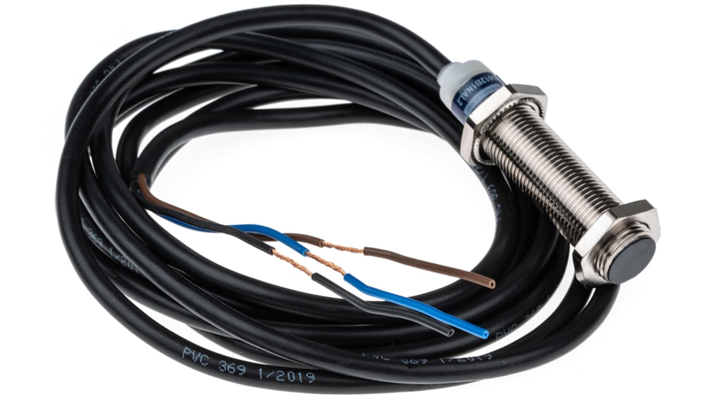 Rs-Online Sensore di prossimità Cilindro filettato Telemecanique Sensors M12 rilevamento 4 mm 12 → 48 V c.c