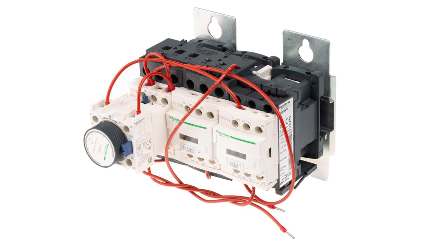 Schneider Electric TeSys Deca Star Delta Starter, Star Delta, 22 kW, 230 V ac