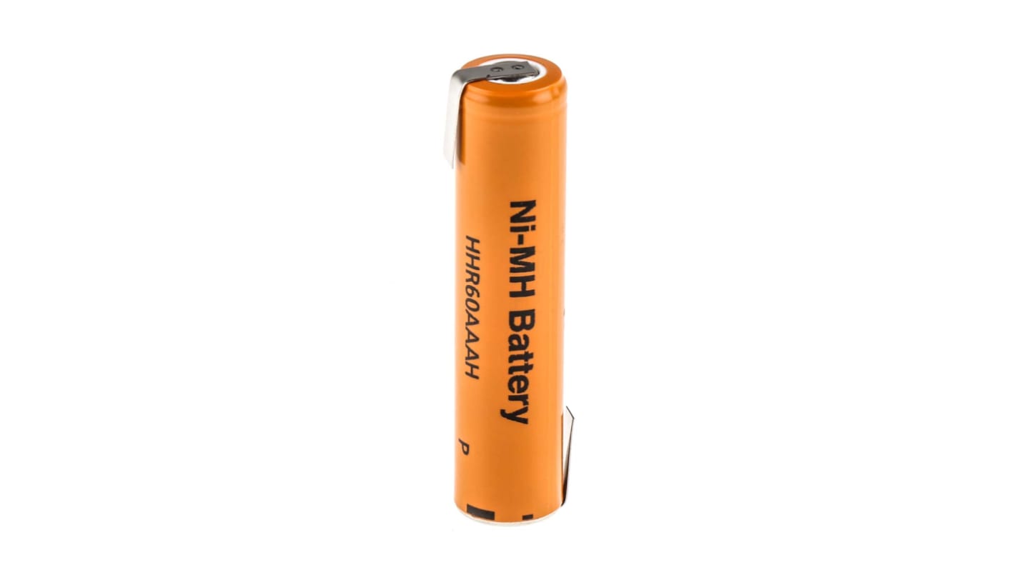 Panasonic NiMH Rechargeable AAA Battery, 550mAh, 1.2V