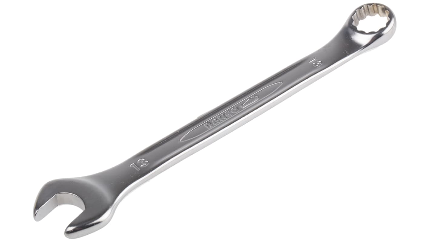 Bahco 111M Series Combination Spanner, 13mm, Metric, Double Ended, 169 mm Overall