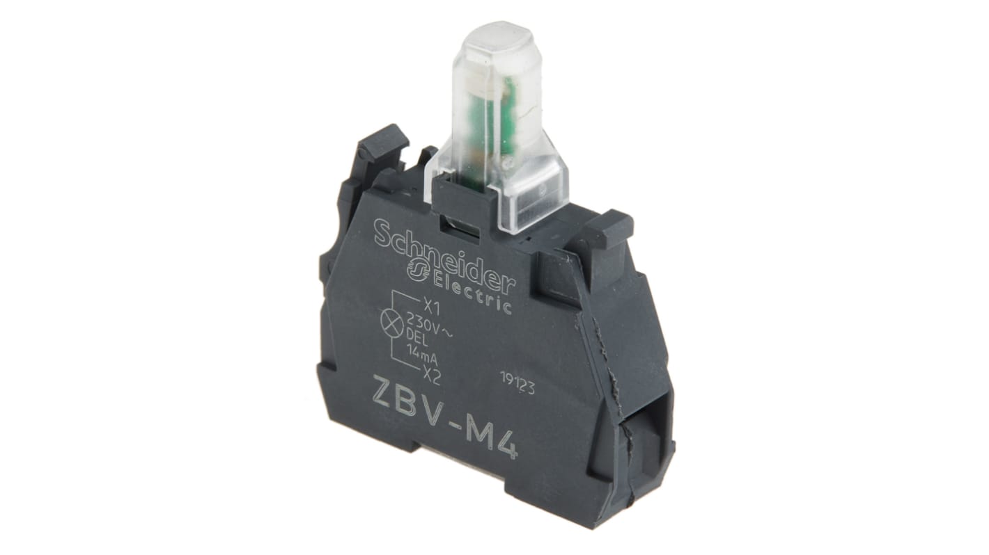 Schneider Electric Harmony XB Series Light Block, 230V, Red Light