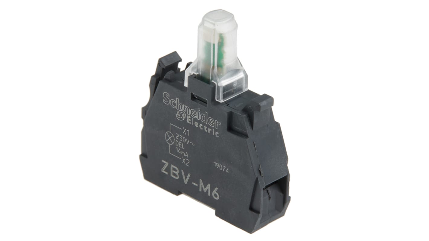 Schneider Electric Harmony XB Series Light Block, 230V, Blue Light