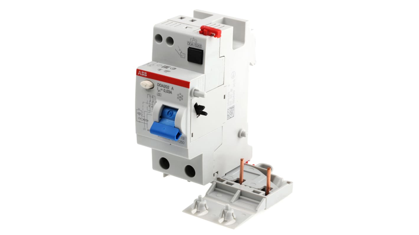 RCD ABB DDA 200 A, 1P+N, 25A, sensibilità 30mA, Tipo A