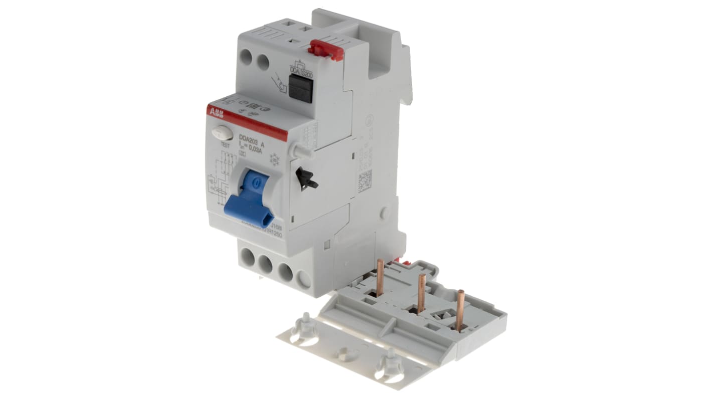 RCD ABB DDA 200 A, 3P, 25A, sensibilità 30mA, Tipo A