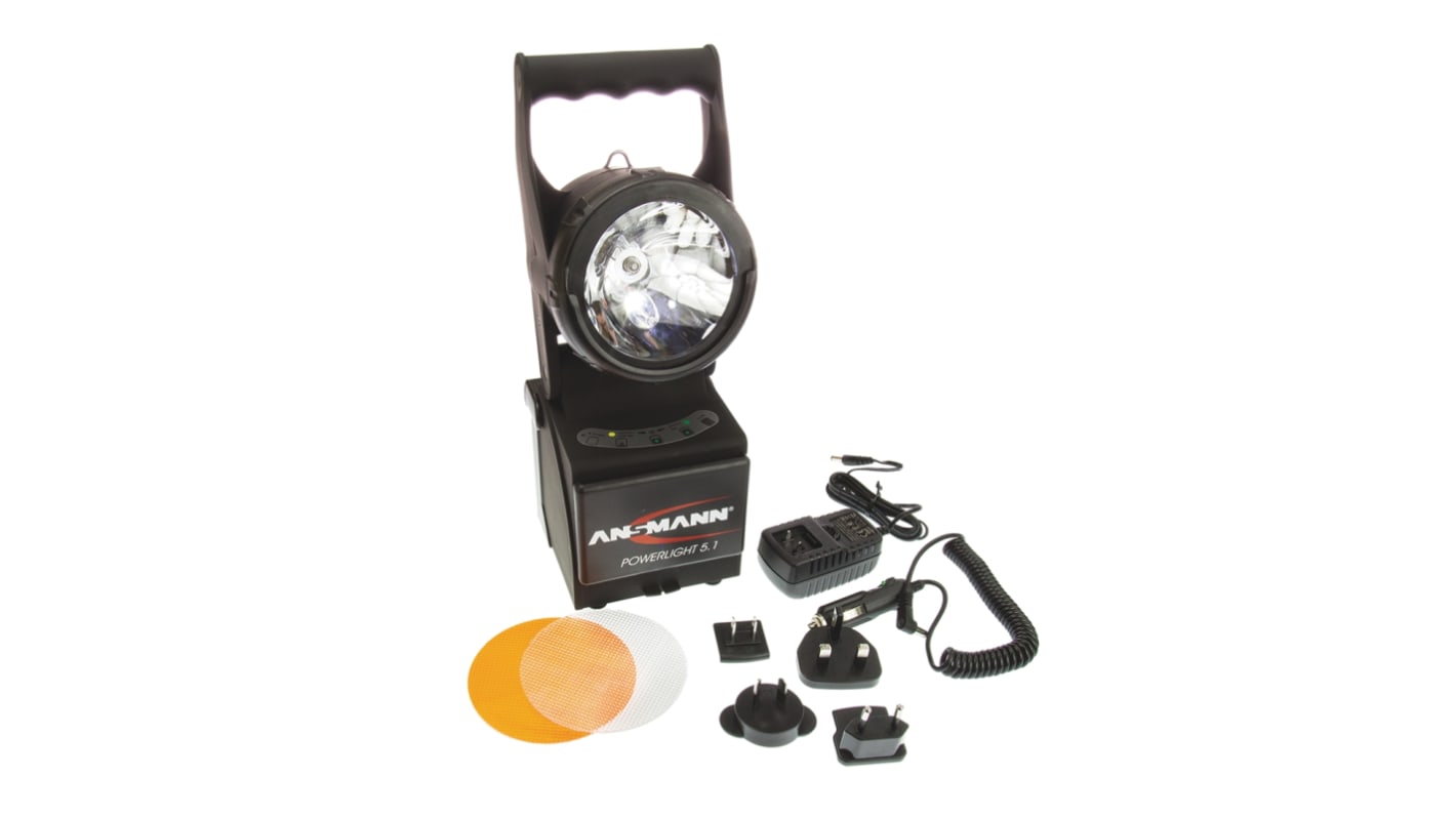 Ansmann Powerlight Halogen, LED Torch - Rechargeable 50 lm