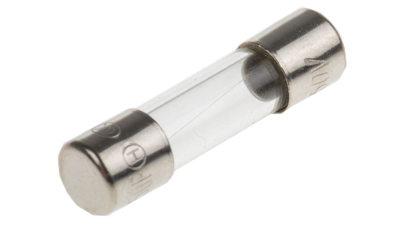 RS PRO 250mA F Glass Cartridge Fuse, 5 x 20mm